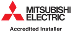Mitsubishi Electric Accredited Installer logo