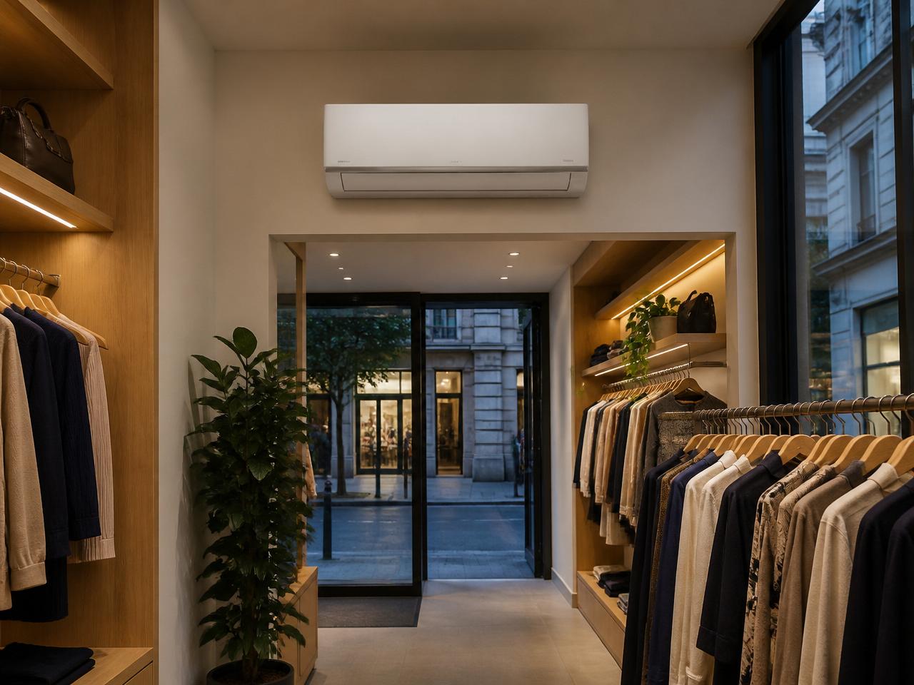 Which air conditioning system is best for retail?