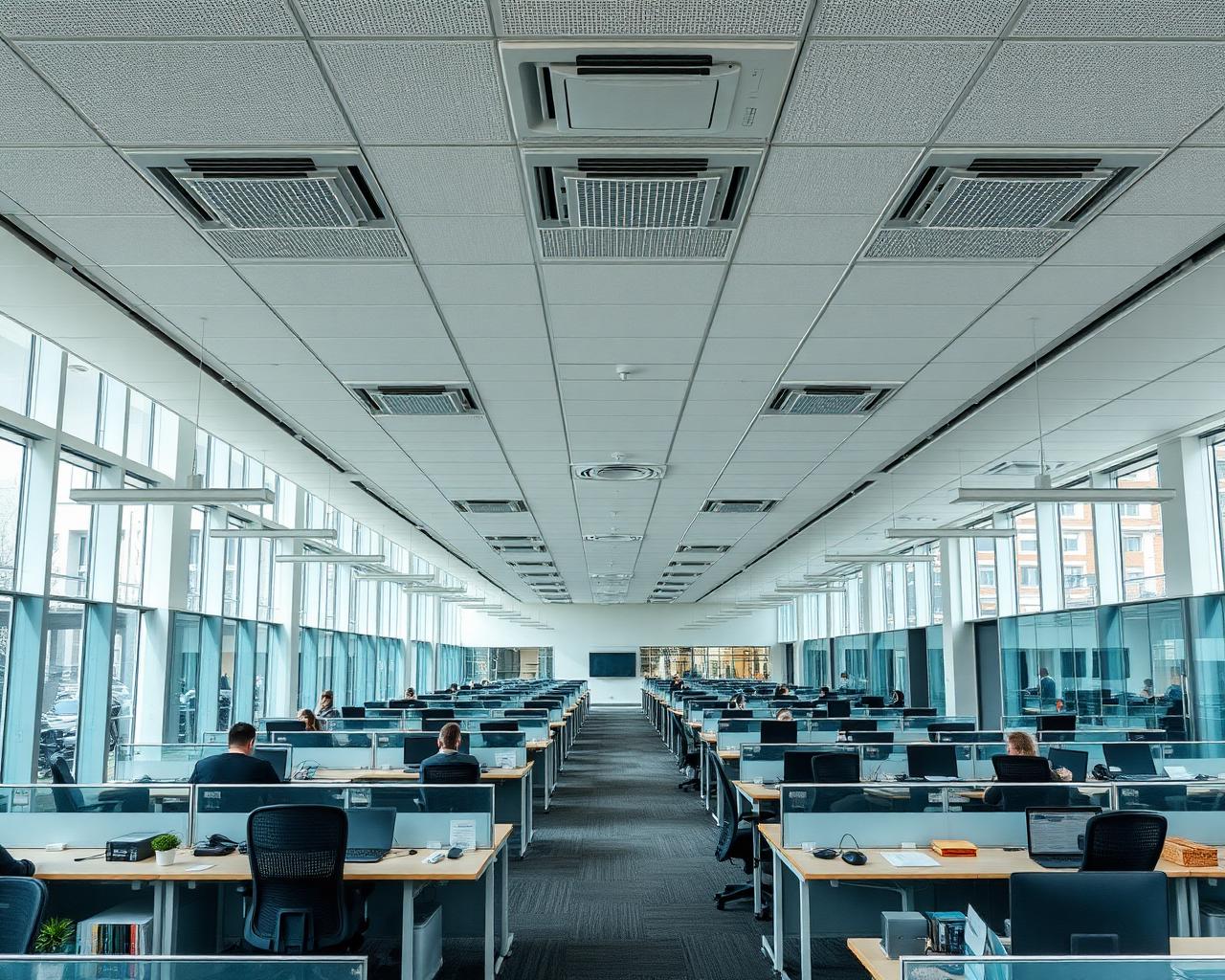 Which commercial air conditioning system is best for an office?